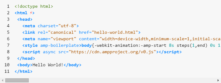 Google Amp illustrasjon